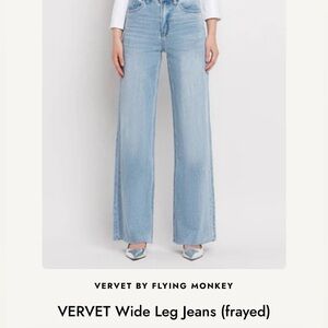 Vervet Women's Light Blue Wide Leg Jeans